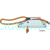 Virvės blokatorius CL236 Virvės blokatorius CL236